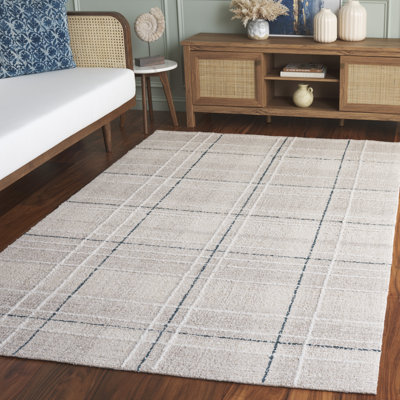 Genre 503 Hand Tufted 80% Wool; 20% Cotton Plaid Rug