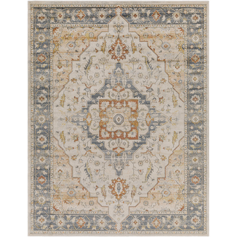 Oriental Indoor Rug, Rectangle 9'2" x 12'