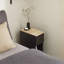 Mikhaela 1 Drawer Bedside Table-961192449