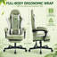 Fauteuil de jeu de course et de course réglable, inclinable et ergonomique en similicuir-577848957