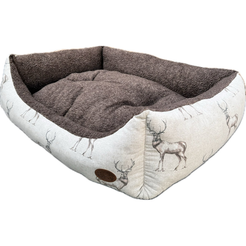 Phillipston Animal Print Polyester Pet Bed, 11cm H x 27cm W x 22cm D