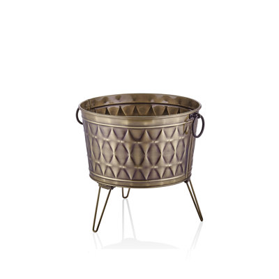 Handmade Metal Pot Planter
