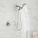 Dual Shower Faucet Set with Valve High Pressure 2 in 1 Shower Combo Set Shower System with Handheld