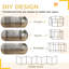 8-Panel DIY Dog Pen with Door for Indoor/Outdoor Use 76cm High