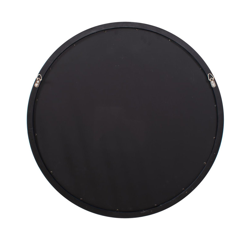 Darlene Round Mirror, Nickel