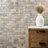 Argento Way Subway 12 in. x 12 in. Honed Travertine Mosaic Wall Tile