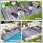 Tapis d'extérieur réversible, tapis de sol en paille de plastique imperméable, tapis de camping portatif pour camping-car, grand tapis de jardin, terrasse, pique-nique, plage, mur géométrique bleu et blanc-109043820
