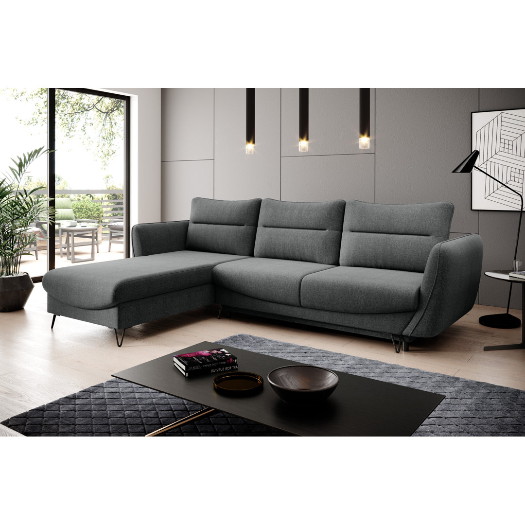 Ecksofa Stottville mit Bettfunktion