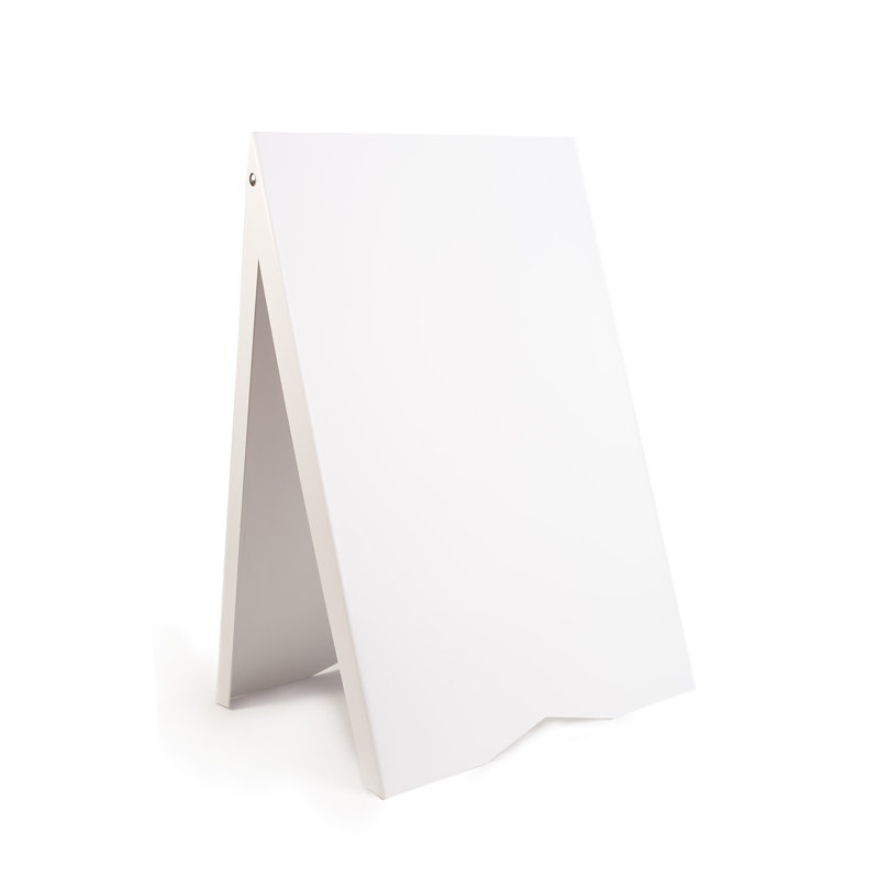 Ghazar Pavement Sign, White