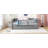 Wood Daybed With Trundle And Fence Guardrails-1104622498-1104622497