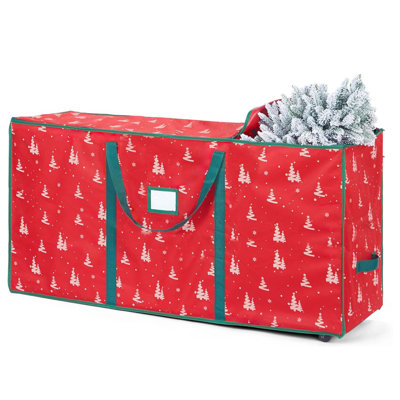 Roulettes de sac de rangement pour arbre de Noël 9 pi