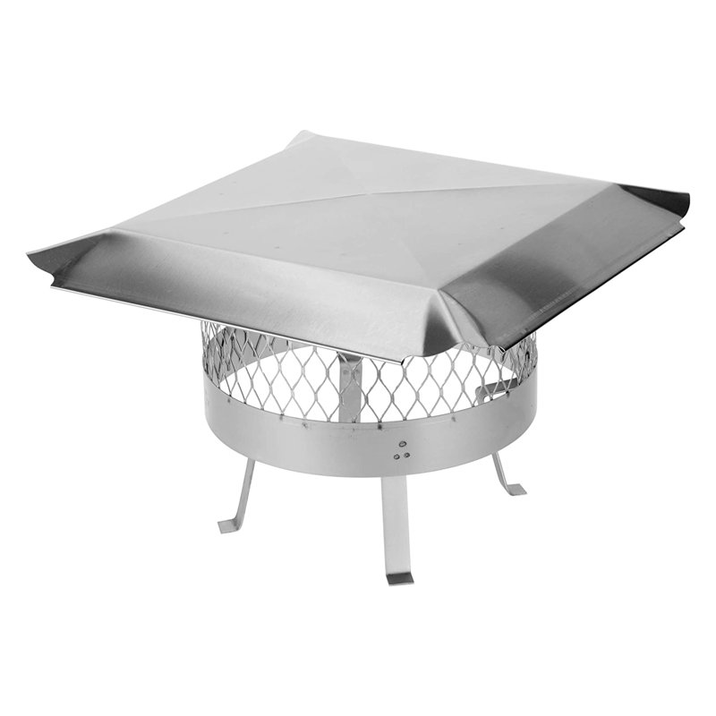 Grille de cheminée en acier