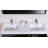 Royka 59'' Double Bathroom Vanity with Acrylic Top-288156835