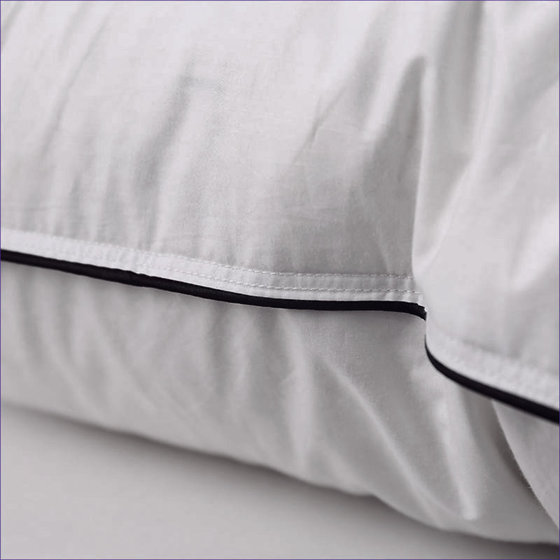 Schutt Down, Polyester and Feather Fill Blend Queen Plush Support Pillow (Set of 2)