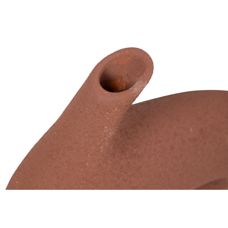 Ceramic / Porcelain Table Vase, Brown, 50cm H x 35cm W x 12cm D