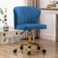 Benzonia Velvet Office Chair-376638418