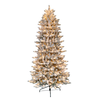 Lighted Artificial Fir Christmas Tree