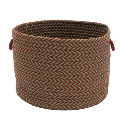 Holiday Chevron Jumbo Basket