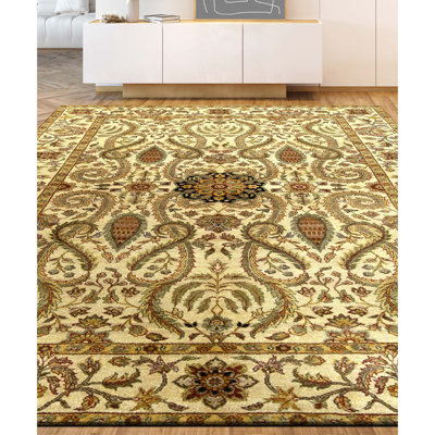 Hand Knotted Wool Oriental Indoor Rug