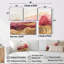 «Country Side Rose Meadow», art mural 4 pièces-617891932-617891933