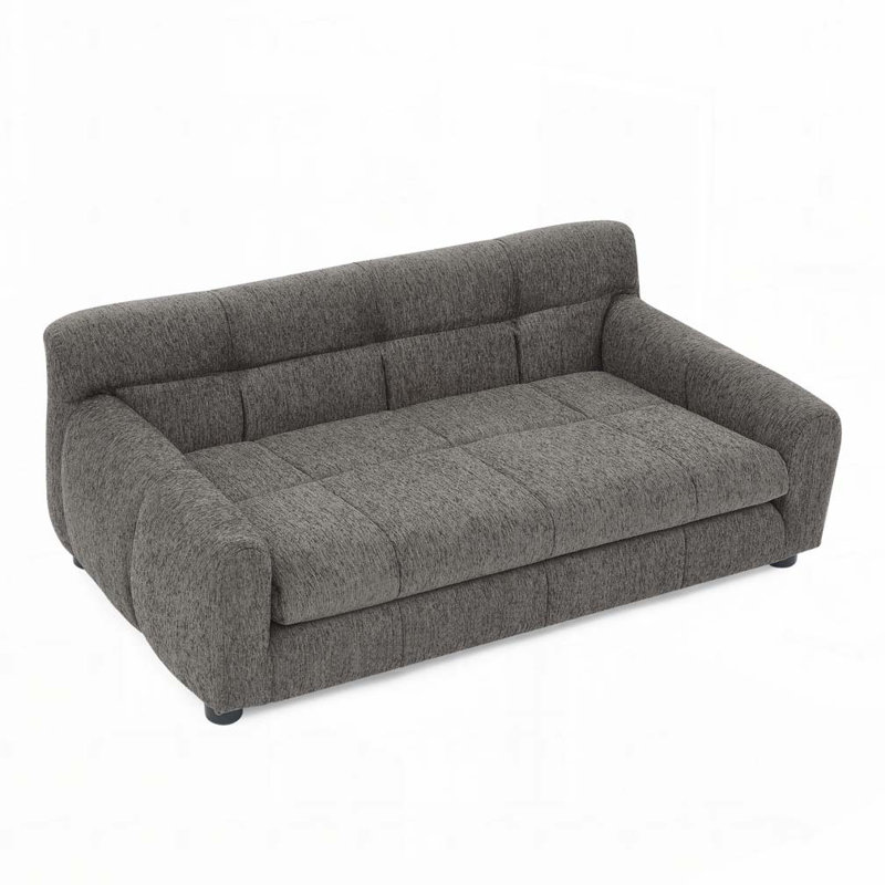 Lit rectangulaire pour chien, canapé-lit pour chien, Gris foncé