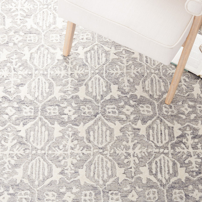 Tapis oriental en laine et coton touffeté à la main Pezanetti, Tapis de couloir 2 pi 3 po x 8 pi