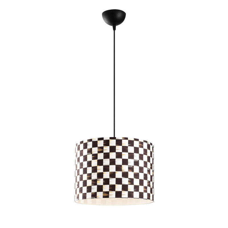 Luminaire suspendu tambour 1 lumière Shayaan