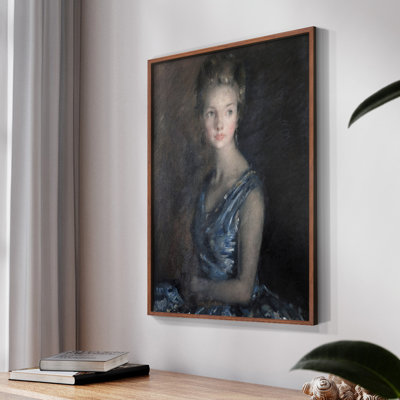 «Vintage Portrait Print Cxxi» sur papier