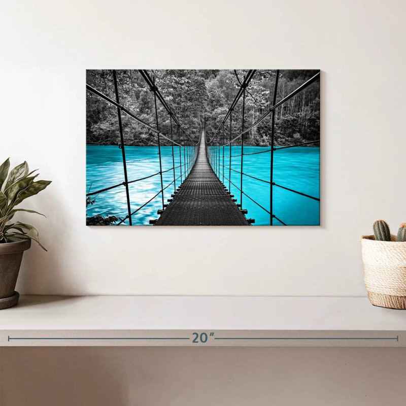 Suspension Bridge, reproduction sur toile, L 8 po x H 12 po