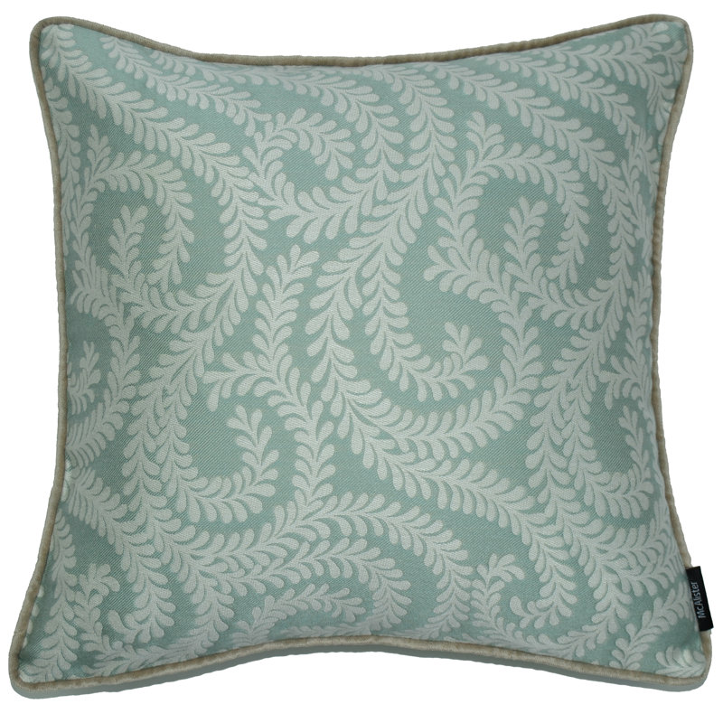Holoman Floral Square Throw Cushion, Blue, 60 x 60cm