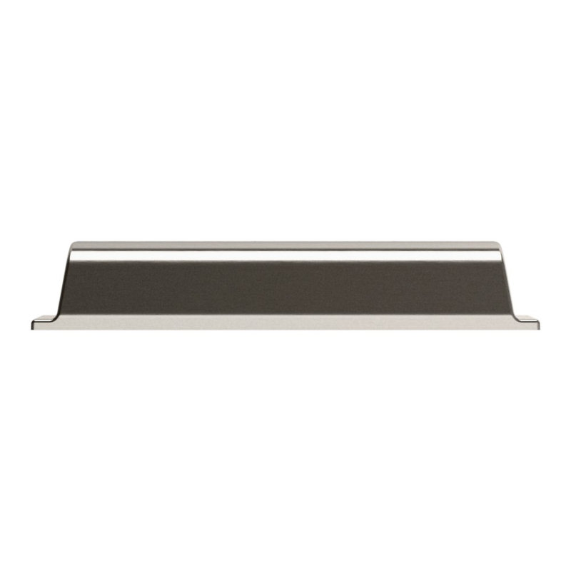 Satin Nickel Brushed Cup Pull with Mounting Hardware