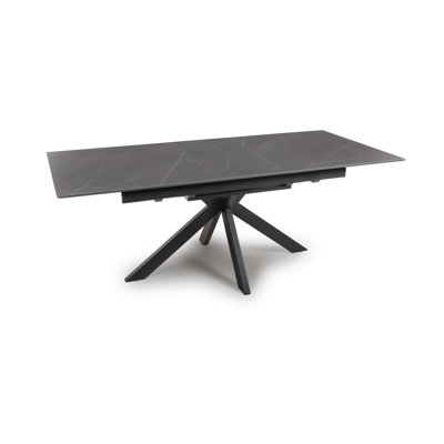 Avelie Extendable Metal Base Dining Table