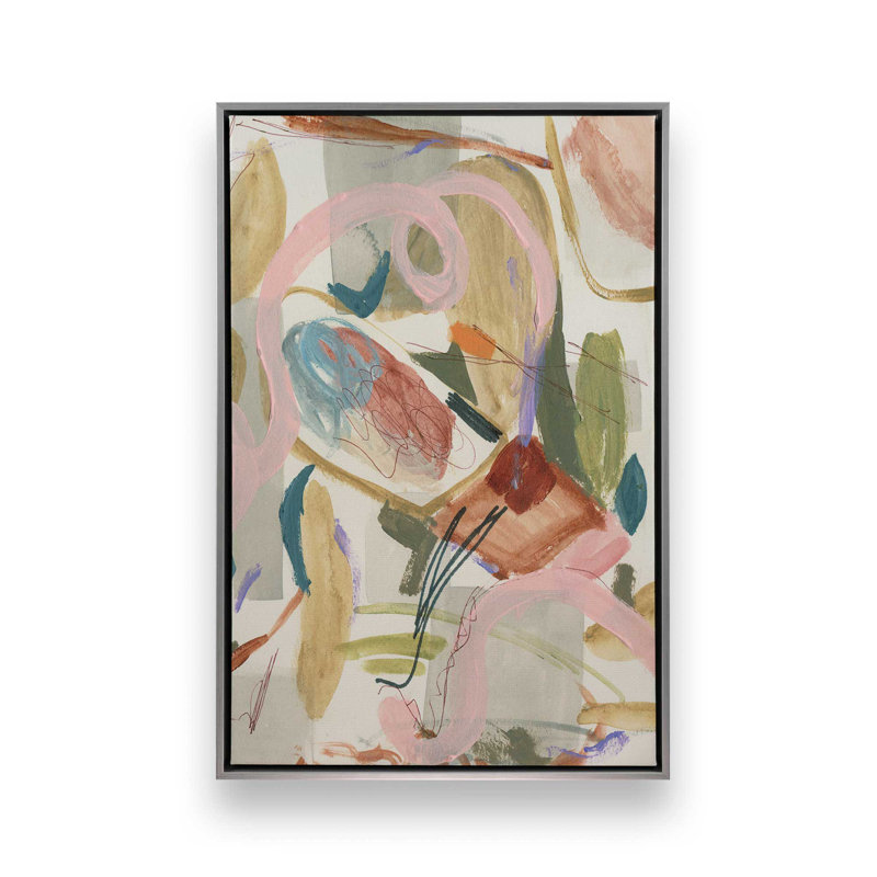 «Unraveled Pulse I» par Melissa Wang, reproduction d'art, H 24 po x l 18 po, «Floater», reproduction encadrée sans passe-par