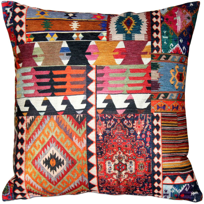 Coussin décoratif coussin Kilim 19 x 19