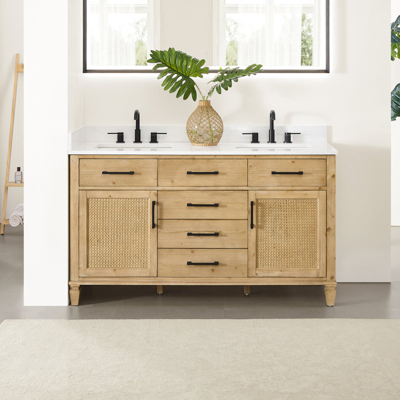 Ensemble de meuble-lavabo double 60 po Salome