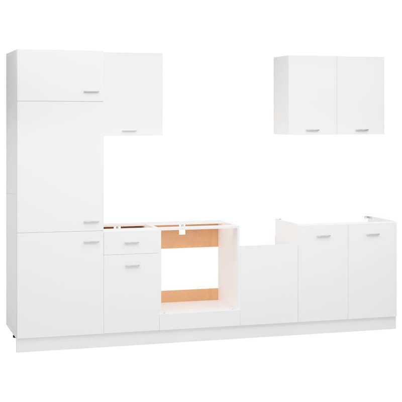 Lyon Kitchen Cabinet Set Lyon, White