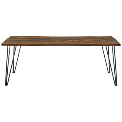 Contemporary Grey Rectangular Dining Table With Iron Legs, 30 Inches High, 37 Wide, 80 Long, Seats 6 For Intimate Gatherings Transitional Design Sleek Metal 30x37x80 Inches, Add A Modern Touch To