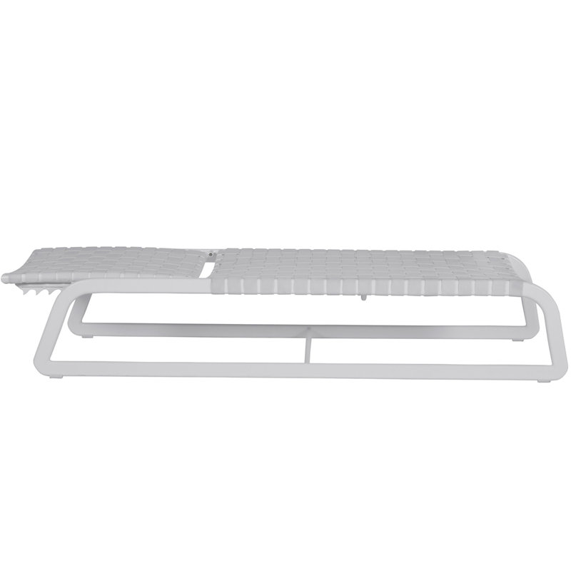 Catalina Chaise Lounge, Chalk/White