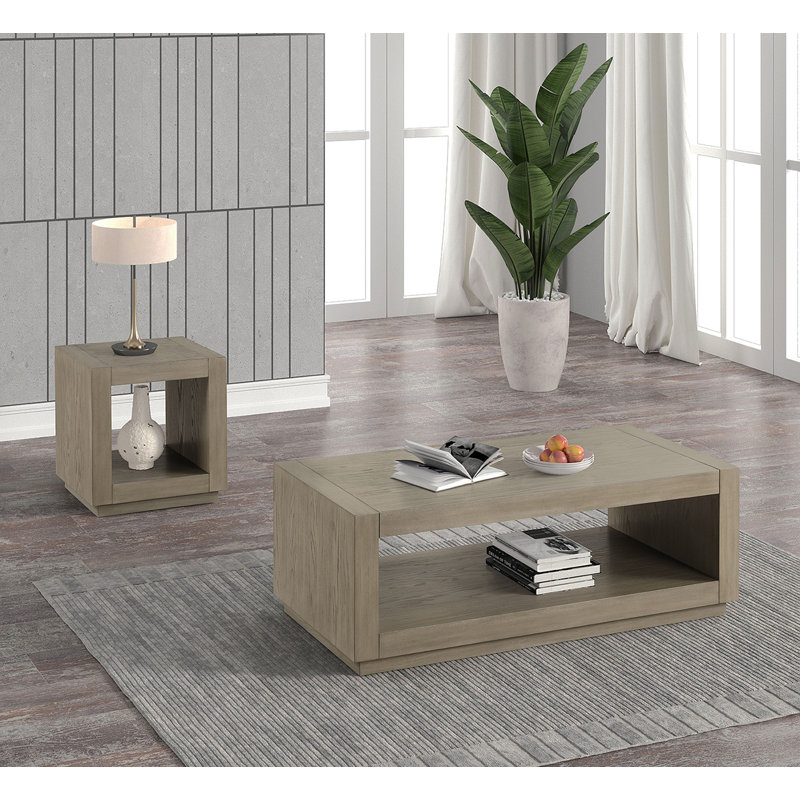 Table de bout carrée 1Pc, Naturel