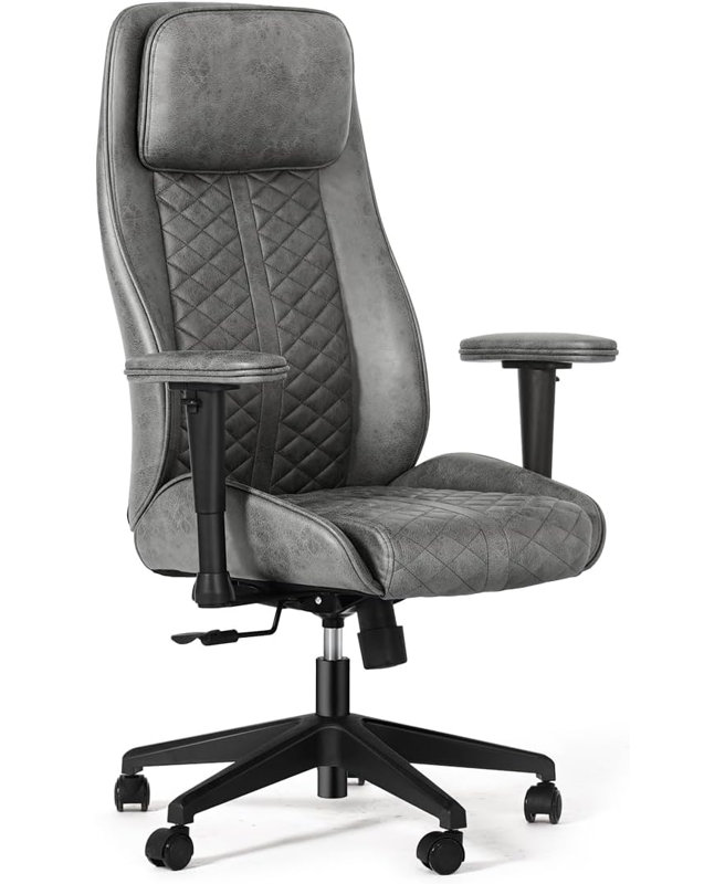 Chaise de bureau Brussels, Gris