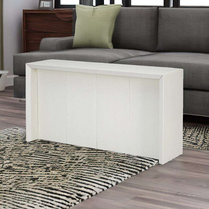 Table d'entrée simple, Beige