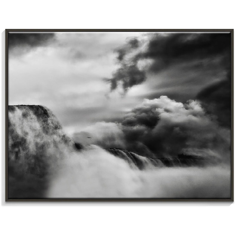 Print on Canvas, 41cm H x 51cm W, Black Floater Frame