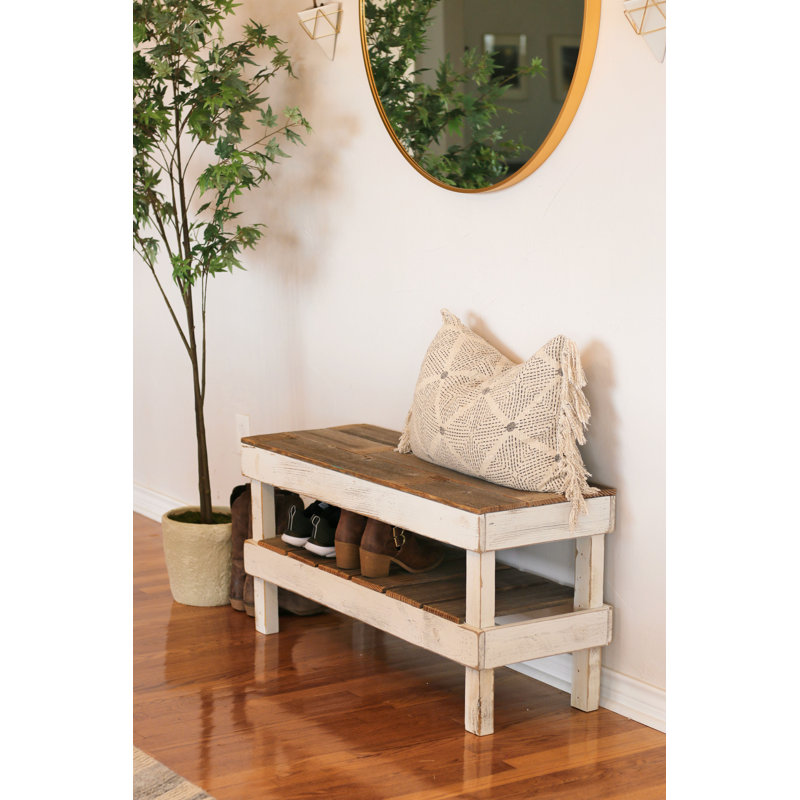Apiffany Solid Wood Bench