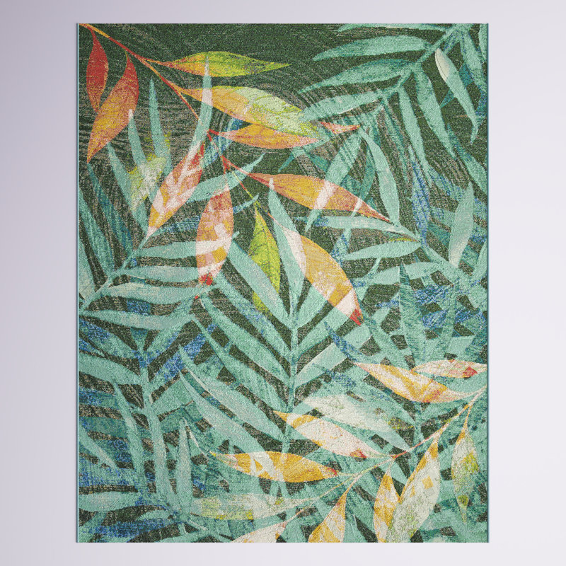 Kenilworth Performance Floral Indoor / Outdoor Rug, Rectangle 7'10" x 9'10"