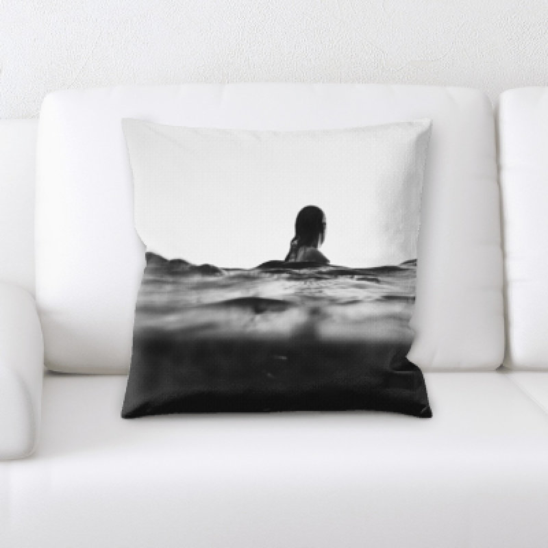 Microsuede Reversible Throw Pillow