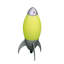 Grande lampe de table 10,5 "en acrylique pour enfants, conception de fusée-135407870
