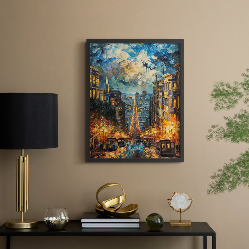 " LANDSCAPES Series CCCLIV ", Black, 21" H x 17" W