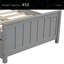 Lit plateforme simple avec lit gigogne-269206377