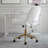Martha Stewart Tyla Upholstered Armless Swivel Home Office Chair-89798281-89812397
