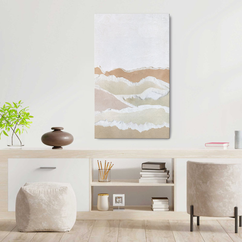 "Collage Reflections II" par Carol Robinson, reproduction sur toile, H 30 po x l 18 po x P 1 po